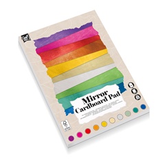 A4 glänzend farbiges Papier Block 10 Blatt