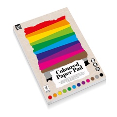 Farbiger Papierblock A4 24 Blatt