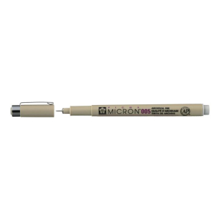 Technischer Stift SAKURA Pigma Micron hellgrau | verschiedene Dicken